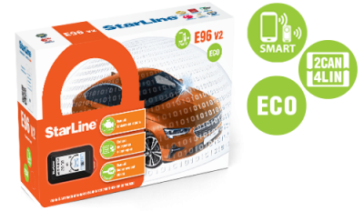 Автосигнализация StarLine E96 v2 BT GSM ECO Smart