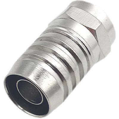 Штекер F под RG6U под обжим, хвост конус APP-308-MB3
