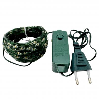 Гирлянда провол. 30м./300led, РОСА теплый. З.П. LX-520