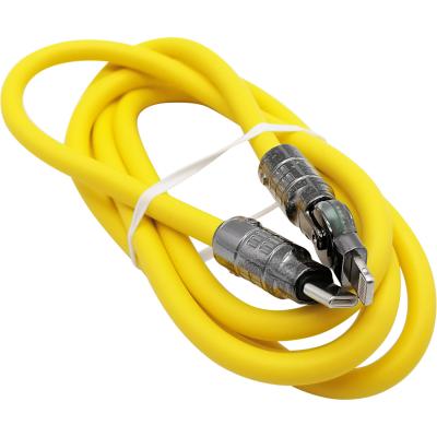 Кабель Type C - Lightning 8pin, 1,2м, HOCO U118 Triumph, 3.0A PD 27W, желтый