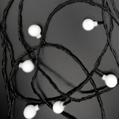 Гирлянда катушка, 35м, 150LED, белые./Шары RGB, Ч.П. LX-370