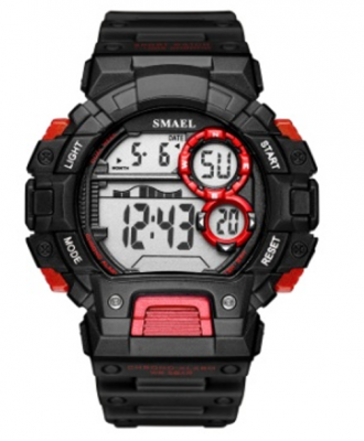 Часы наручные Smael SM1443 черный-красный (black-red)