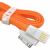 Кабель USB - iPhone 30pin, 1,2м, Smartbuy, магнитный, оранжевый (iK-412m orange)***