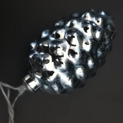 Гирлянда нитевая, 2м, 10LED, ШИШКИ, т.бел. 19-15
