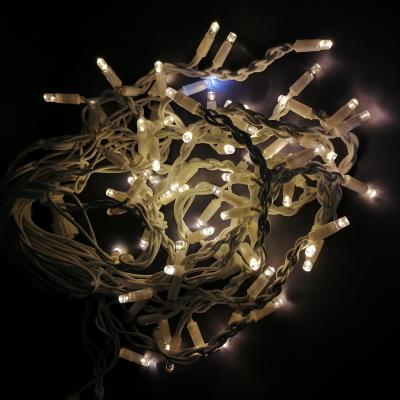 Гирлянда бахрома, уличная, 4,0м/0,3-0,5м, 80LED, т.бел., Б.П., LX-33