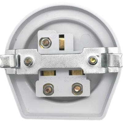 Разъем СУ д/плиты 32А 250B 2P+PE пластик, белый (SBE-IS2-250-P)