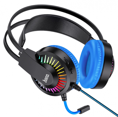 Наушники HOCO W105 Joyful игровая гарнитура, синий