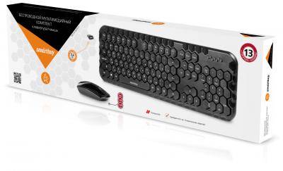 Комплект клавиатура+мышь Smartbuy 642383AG, черный, SBC-642383AG-K