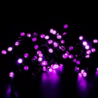 Гирлянда нитевая уличная, 20м, 120LED, 8мм розов. Ч.П. LX-272