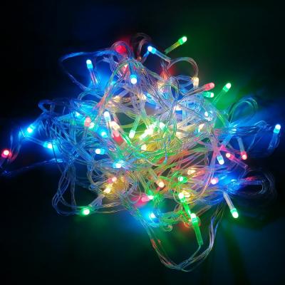 Гирлянда нитевая, 10м, 70LED, RGB, матовый диод, П.П. LX-99