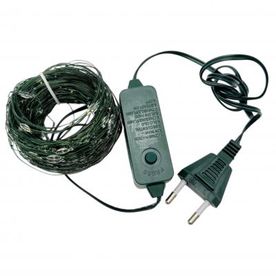 Гирлянда провол. 30м./300led, РОСА холодный. З.П. LX-522
