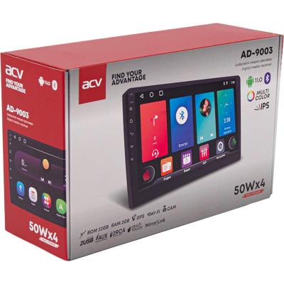 Автомагнитола 2DIN 9" ACV AD-9003 Android/GPS 1280*720***