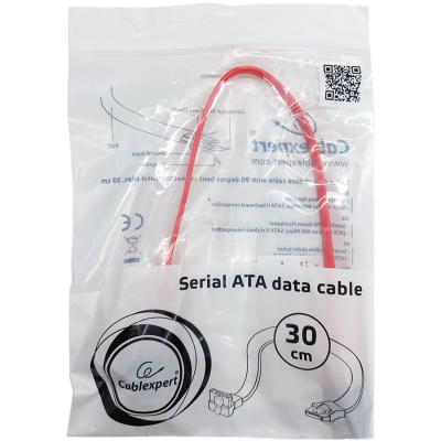 Кабель интерфейсный SATA Cablexpert CC-SATAM-DATA90-0.3M, 30см, 7pin/7pin