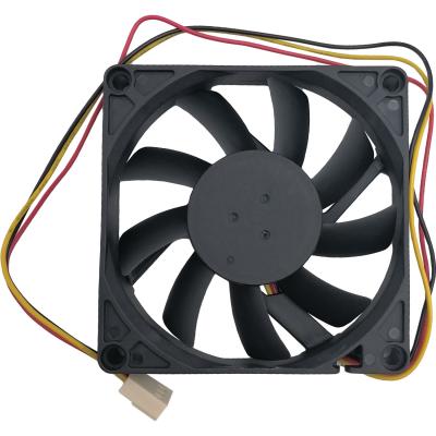 Вентилятор Gembird D8015BM-3, 80х80х15, подшипник, 3pin, провод 30см