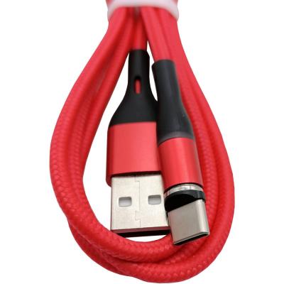 Кабель USB - Type C, 1,2м, Borofone BU16 Magnetic, красный