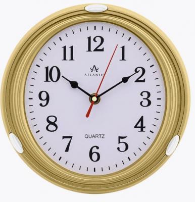 Часы настенные Atlantis TLD-6307 золото (gold)