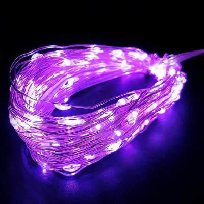 Гирлянда провол. 10м, 1000LED, РОСА ФИОЛ LX-199