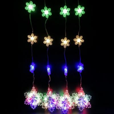 Гирлянда бахрома, 3м 10шт Снежинки, RGB LX-352