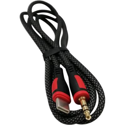 Jack 3,5mm - TYPE-C 1,0м, BOROFONE BL14, черный
