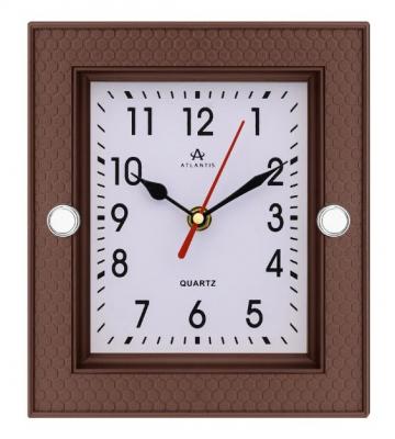 Часы настенные Atlantis TLD-6237 коричневый (brown)