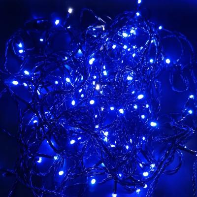 Гирлянда нитевая уличная, 20м, 160LED, син./2 LED мерц, Ч.П. LX-222
