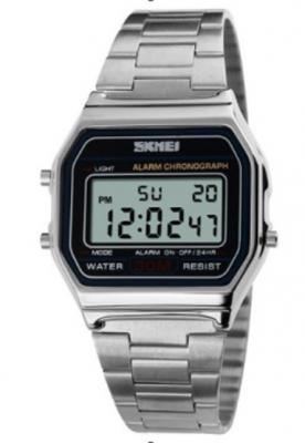 Часы наручные Skmei 1123 серебро (silver) 