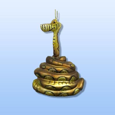 Игрушка ёлочная, 1шт. 9,5см. Змея, Darlens DL-DRL07353