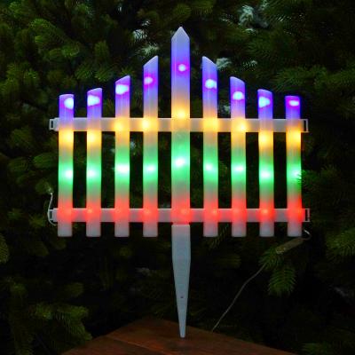 Гирлянда Забор 8шт комплект RGB LX-379