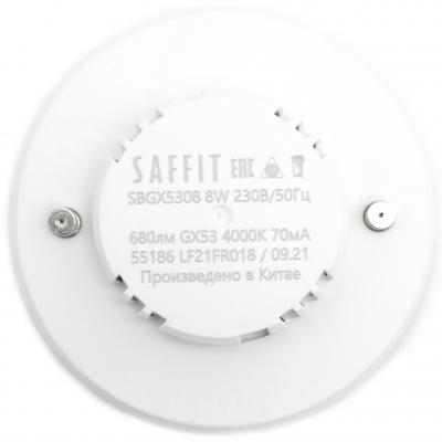 LED лампа GX53/8W/4000, SAFFIT /55186/
