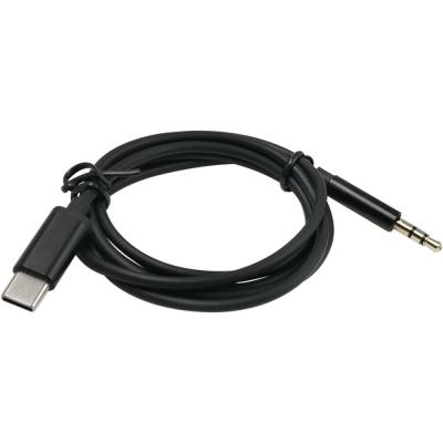 Jack 3,5mm - TYPE-C 1,0м, BW1624, черный***