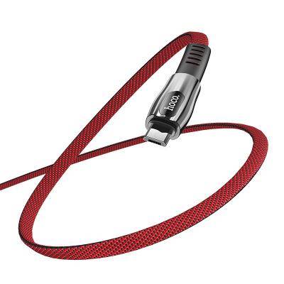 Кабель USB - micro USB, 1,2м, HOCO U70 Splendor, красный