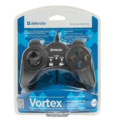 Геймпад DEFENDER Vortex USB, проводной, 13 кнопок