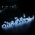 Гирлянда нитевая уличная, 10м, 100LED, бел.солн.панель, Ч.П. LX-226