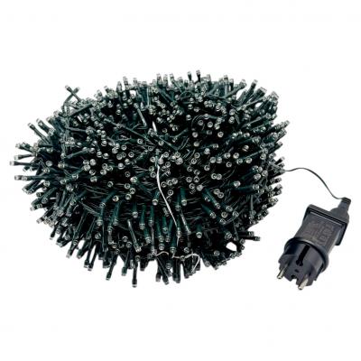 Гирлянда нитевая, 40м, 2000LED, х.бел. 8 функций, Luca Snake Light /85746/