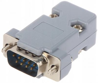 Штекер DB9 pin на кабель, пластик, разборный, 40-009