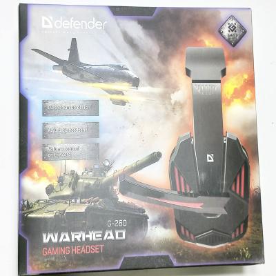 Игровая гарнитура DEFENDER Warhead G-260, красный/черный