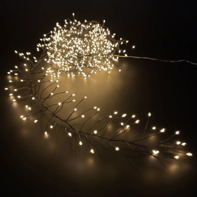 Гирлянда нитевая, 3м, 480LED, т.бел. 8 режимов, таймер, Luca Cluster Light /85408/