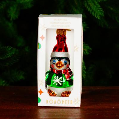 Игрушка ёлочная, 1шт. 10см. Пингвин
