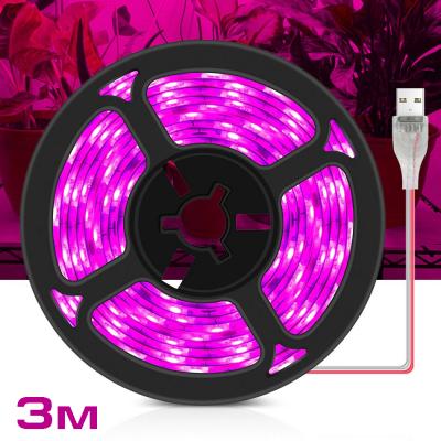 LED лента OG-LDL37 (3м, IP65, USB) ФИТО