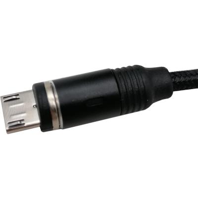 Кабель USB - micro USB, 1,2м, HOCO Magnetic U76 Fresh, черный