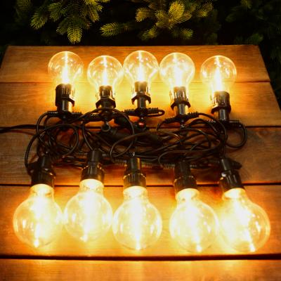 Гирлянда белт-лайт, уличная, 5м, 10LED, т.бел, шаг 50см, лампы в компл