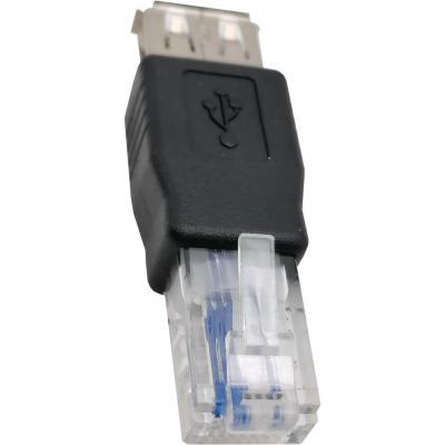 Переходник гн.USB A - шт.8P8C /37870