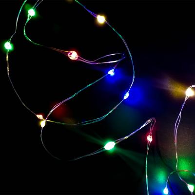Гирлянда провол. 20м./200led, капля на тройном проводе, RGB; LX-133