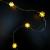 Гирлянда проволочная, 2,9м, 30LED, т.бел. снежинка, 3*AA, Luca String Light /87414/