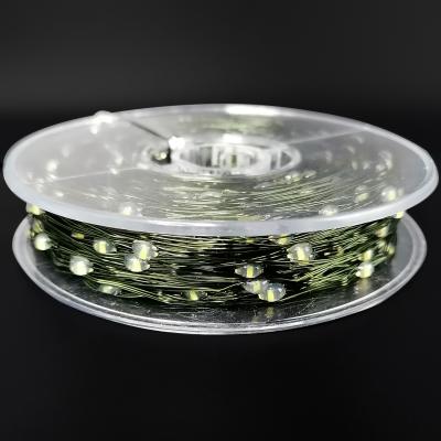 Гирлянда провол. 50м, 500LED, РОСА RGB З.П. Y17330-2 пульт