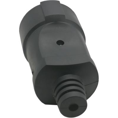 Штепсельное гнездо SB б/з 10A 250B черное ПВХ (SBE-10-S03-b)