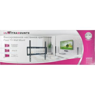 Кронштейн 32-55" [82-139см], до 35кг, UltraMounts UM812F, черный 