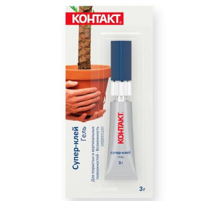 Супер клей КОНТАКТ гель 3гр BL12