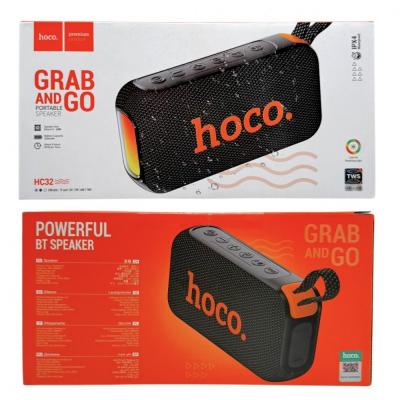 Активная колонка HOCO HC32 (FM/USB/microSD/BT/TWS), черный