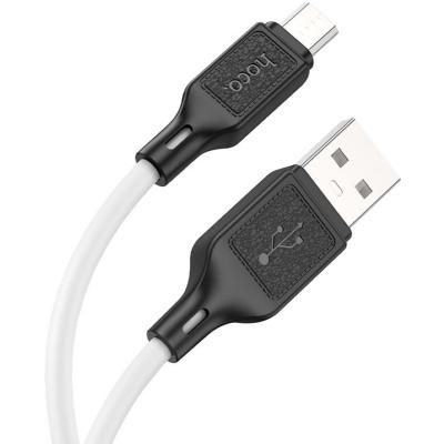 Кабель USB - micro USB, 1,0м, HOCO X90 Cool, силикон, белый